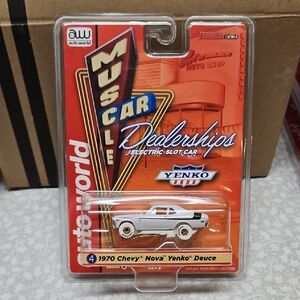 auto world Dealerships 1970 Chevy Nova Yenko Deuce Thunderjet Slot Car iwheels